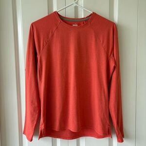 REI Women's Long Sleeve Tee - red/orange